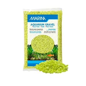 Grava Para Pecera Marina Aqua Gravel Amarilla 2 Kg