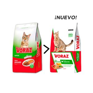 Voraz Gato Adulto Sabor Pescado X 10 Kg