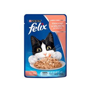 Pouch Felix Sensaciones Salmon En Salsa 85 Grs