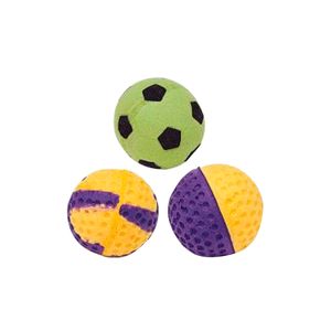 Pelota De Gomaespuma Para Gato X 3 Unidades