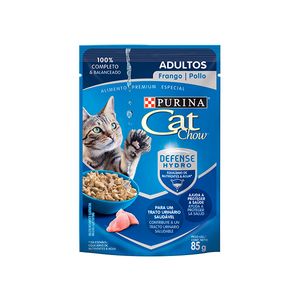 Pouch Cat Chow Gato Adulto Pollo X 85 Gr