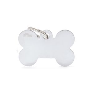 Chapita Identificatoria Basic Chrome Big Bone Brass