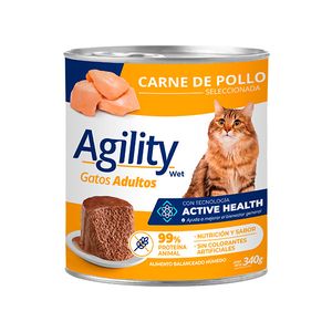Agility Cats En Lata Sabor Pollo X 340 Gr