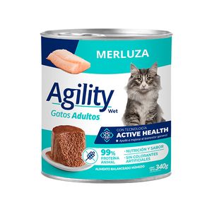 Agility Cats En Lata Sabor Merluza X 340 Gr