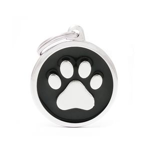 Chapita Gold Circle Black Paw