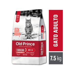 Old Prince Novel Cordero Y Arroz Gatos Adultos X 7.5 Kg