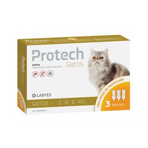 Pipeta Protech Gatos Tripack 02 A 05 Kg.