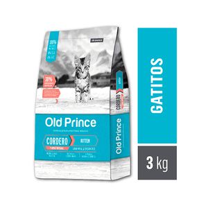 Old Prince Novel Cordero Y Arroz Gato Kitten 3Kg