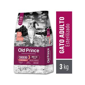 Old Prince Novel Cordero Y Arroz Gato Adulto Esterilizado 3K