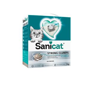 Arena Aglomerante Sanicat Strong Clumps x 7 Kg
