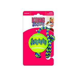 PELOTA KONG SQUEAK AIR BALL MEDIUM CON SOGA