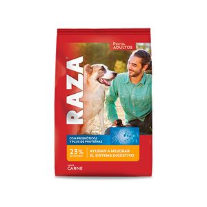 Raza Perro Con Probioticos Y Proteinas Sabor Carne X 21 Kg