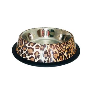 Comedero Inox Nro 4 Animal Print Millex