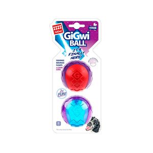 Juguete Para Perro Gigwi Ball Squeaker Md X2