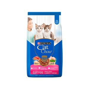 Cat Chow Gatitos Pescado Carne Y Veg X 1 Kg