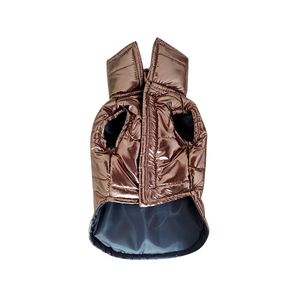 Campera Metalizada Kikadog  Talle Xl 45 Cm Cobre