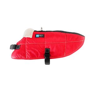 Abrigo Impermeable Para Perro Con Corderito Rojo Talle 65