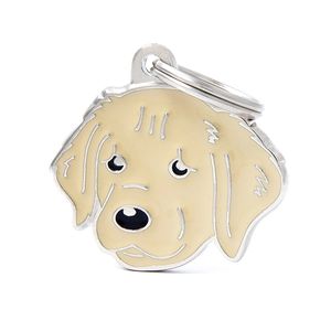 Chapita Identiificatoria  Friend Golden Retriever