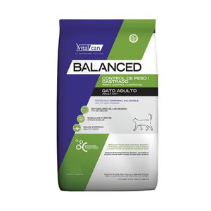 Vitalcan Balanced Gato Control Peso/Castrado X 2 K