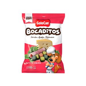 Bocaditos Golocan Jamon, Queso Y Espinaca X 100 Gr