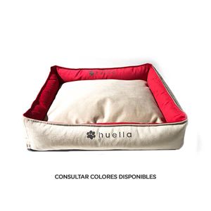 Cama Basquet Reversible (42X42X20Cm) Sepia-Rosso