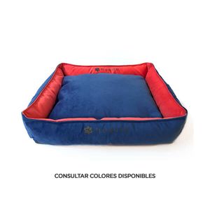 Cama Basquet Reversible (59X55X15Cm) Azul-Coral