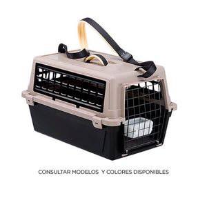 Transportadora Carrier Atlas 20 Trendy+ Negro Ferplast