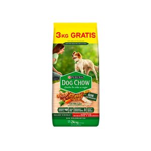 Dog Chow S/ Colorante Adulto M/G X 21+3 Kg