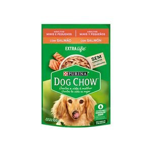 Dog Chow Adulto Minis Y Pequeñas Con Salmón X 100Gr