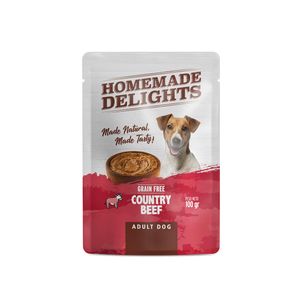 Homemade Delights Pouch Perro Adulto Country Beef X 100 Gr