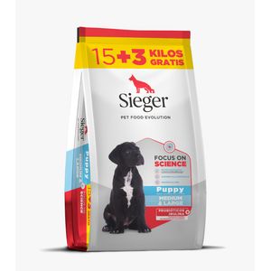 Sieger Perro Cachorro Super Premium X 15 + 3 Kg