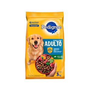Pedigree Adulto Carne Con Vegetales X 3 Kg