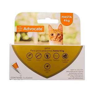 Pipeta Advocate Para Gato Hasta 4 Kg