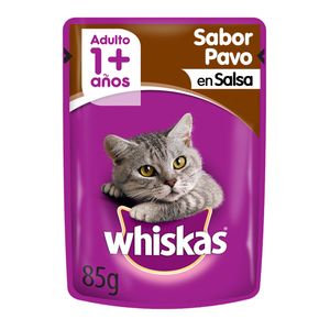 Pouch Whiskas Pavo En Salsa X 85 Grs Adulto