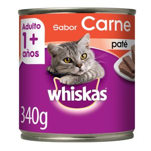 Whiskas En Lata Sabor Carne X 340 Grs Adulto