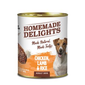 Lata Homemade Delights Chicken Perro Adulto 340 Grs