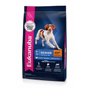 Eukanuba Perro Senior Mediano X 15 Kg