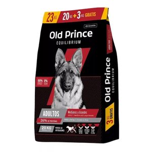 Old Prince Perro Adulto Equilibrium Mediano Y Grande X 20 + 3 Kg