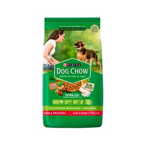 DOG CHOW CACHORRO MEDIANO/GRANDE S/C DBL PROTEINA X 3 KG