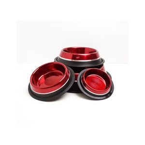 COMEDERO INOX Nª3 ACABADO TRICOLOR 17 CM