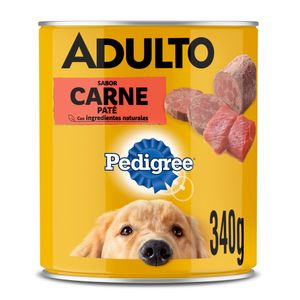 Lata Pedigree Adulto Carne X 340 Grs