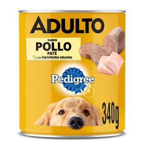 Lata Pedigree Adulto Pollo X 340 Grs