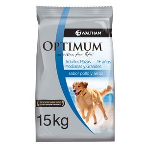 Optimum Adulto Mediano Y Grande X 15 Kg