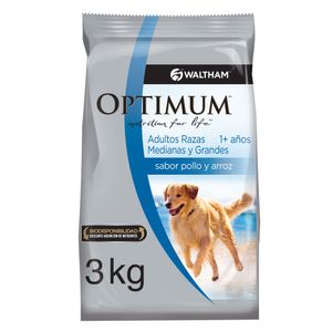 Optimum Adult Mediano Y Grande  X 3 Kg