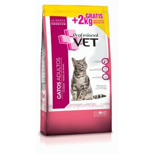 Profesional Vet NUTRICION PREMIUM GATOS ADULTOS X 8+2 KG