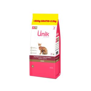 Unik Gato Adulto X 2 Kg +500 G