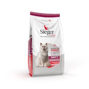 Sieger Katze Gato Adulto 7+ Con Resveratrol x 3 Kg