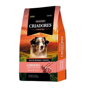 High Pro Criadores  Perro Adulto Cordero X 15 Kg