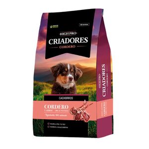 High Pro Criadores  Perro Cachorro Cordero X 15 Kg