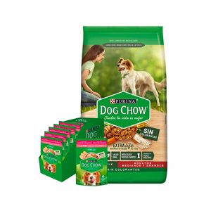 Dog Chow S/ Colorante Adulto M/G X 21 Kg